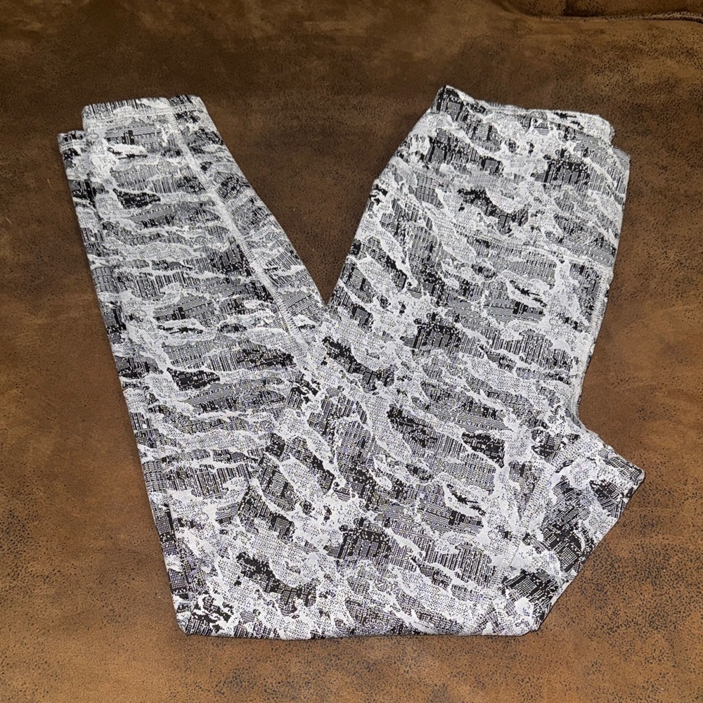 Spyder Black and White Patterned Leggings